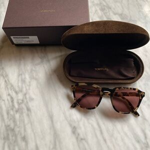 Tom Ford Brown Tortoise Sunglasses